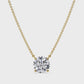 Classic Round Cut Solitaire Necklace