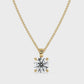 Classic Round Cut Solitaire Pendant