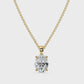 Classic Oval Cut Solitaire Pendant