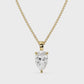 Classic Pear Cut Solitaire Pendant